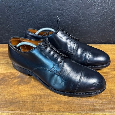 Alden 00052 Black Calfskin Straight Tip Blucher