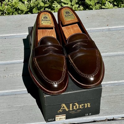 Alden 6717 Cigar Shell Cordovan LHS / Penny Loafer