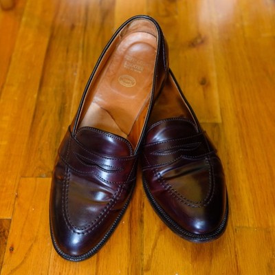 Alden 06597 Color 8 Shell Cordovan Full Strap Loafer