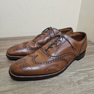 Alden 96081 Brown Calfskin Short Wing Tip Blucher