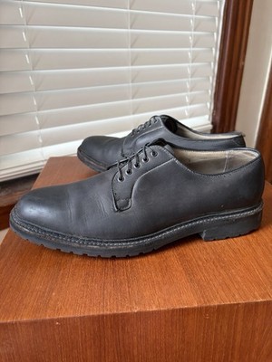 Alden 9433S Black Oiled Nubuck Plain Toe Blucher