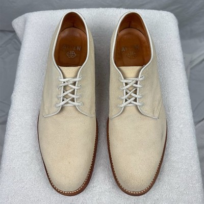 Alden 935 Black Calfskin Plain Toe Bal
