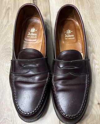 Alden 984 Burgundy Calfskin LHS / Penny Loafer