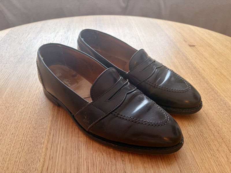 Alden 00003 Color 8 Shell Cordovan Full Strap Loafer | Alden Model
