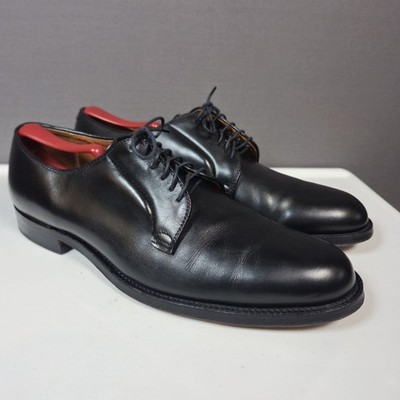 Alden 655 Black Calfskin Plain Toe Blucher