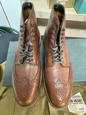 Alden 4461H Color 8 Shell Cordovan Wing Tip Boot