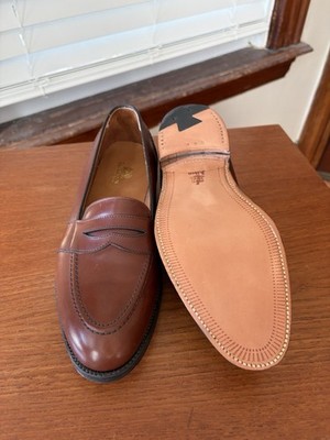 Alden 682 Brown Calfskin Full Strap Loafer