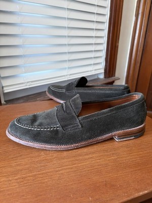 Alden 62455F Hunting Green Suede LHS / Penny Loafer