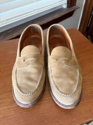 Alden 6244F Tan Suede LHS / Penny Loafer