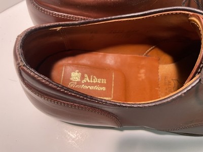 Alden 22220 Cigar Shell Cordovan Norwegian Front Blucher