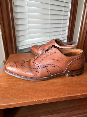 Alden 96081 Brown Calfskin Short Wing Tip Blucher