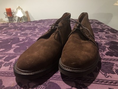 Alden 1273S Dark Brown Suede Chukka