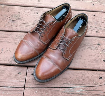 Alden 0972 Walnut Calfskin Straight Tip Blucher