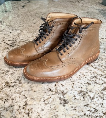 Alden 44625 Natural Chromexcel Wing Tip Boot