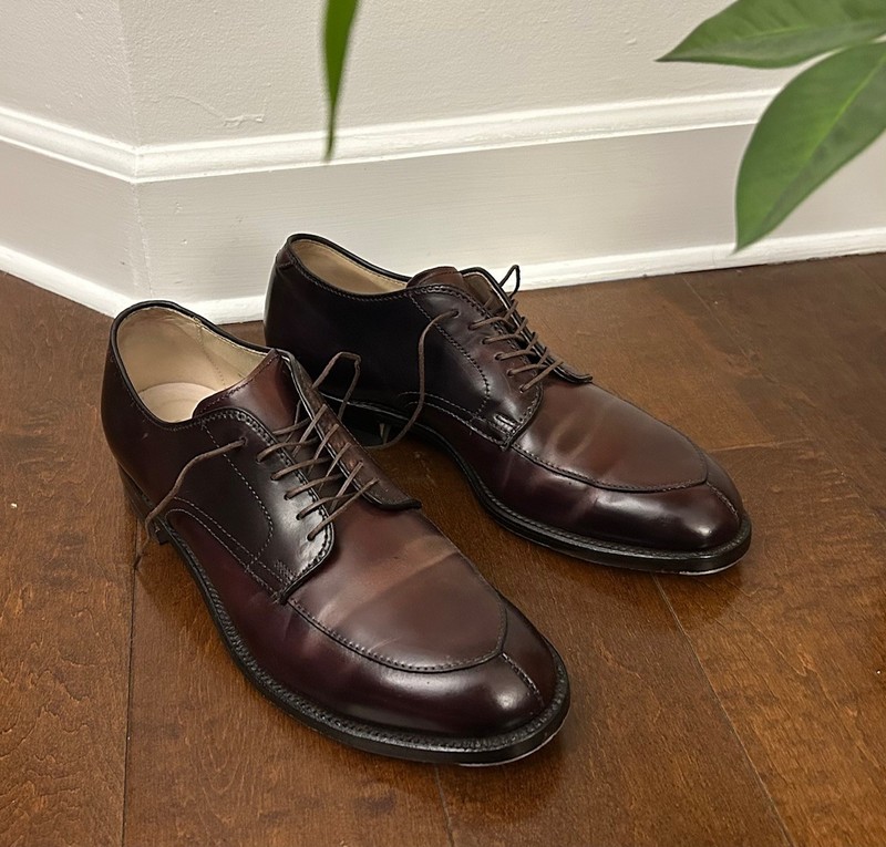 Alden 54321 Color 8 Shell Cordovan V-Tip Blucher | Alden Model Project