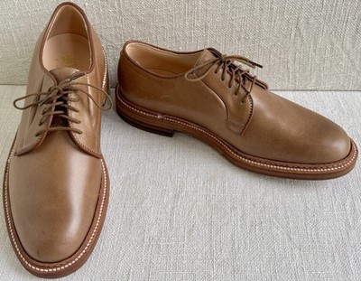 Alden 9501 Natural Chromexcel Plain Toe Blucher