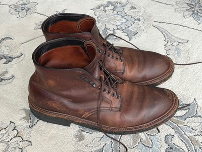 Alden 86062H Brown Chromexcel Plain Toe Boot