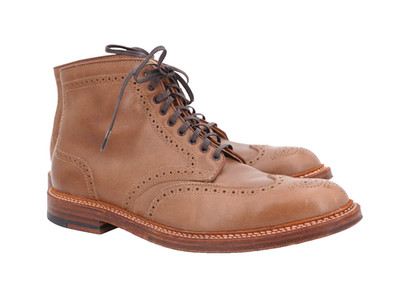 Alden 44625 Natural Chromexcel Wing Tip Boot