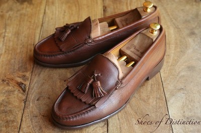 Alden H445 Cognac Calfskin Tassel Loafer
