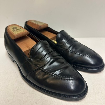 Alden 06606 Black Shell Cordovan Full Strap Loafer
