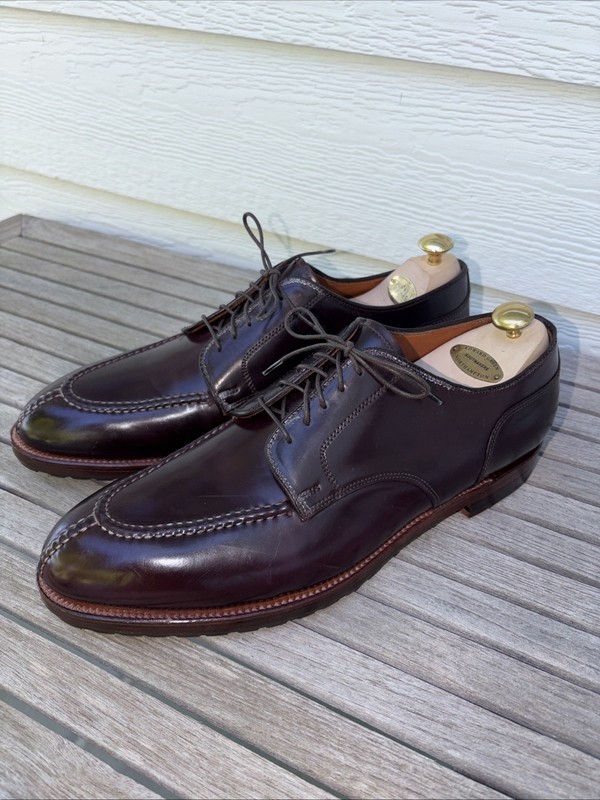 Alden D5601 Color 8 Shell Cordovan Norwegian Front Blucher | Alden