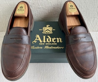 Alden 5730S Dark Brown Kudu LHS / Penny Loafer