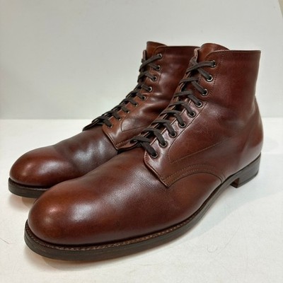 Alden 306 Brown Calfskin Plain Toe Boot