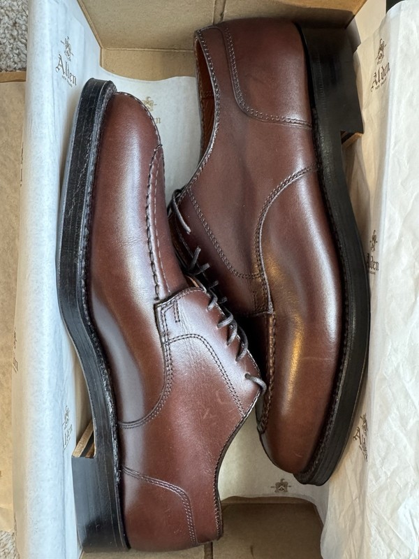 Alden 968 Brown Calfskin Norwegian Front Blucher | Alden Model Project