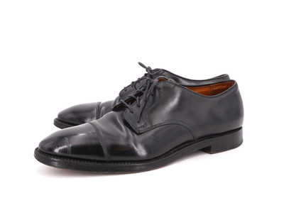 Alden 00052 Black Calfskin Straight Tip Blucher | Alden Model Project