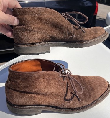 Alden 1273S Dark Brown Suede Chukka