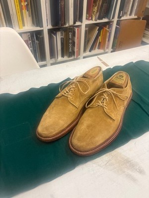 Alden 29332F Tan Suede Plain Toe Dover