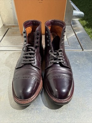 Alden D6861HC Color 8 Shell Cordovan Perforated Cap Toe Boot