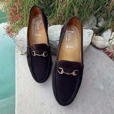 Alden H4685 Brown Suede Horse Bit Loafer