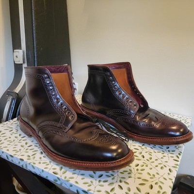 Alden D8804H Color 8 Shell Cordovan Wing Tip Boot