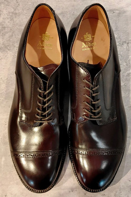 Alden 56201 Color 8 Shell Cordovan Perforated Straight Tip Blucher