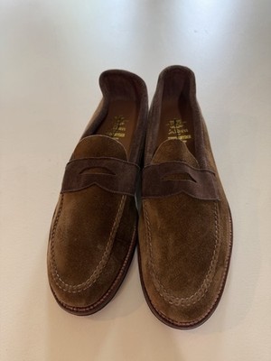 Alden D0217 Snuff and Brown Suede LHS / Penny Loafer