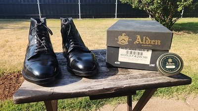 Alden 4065 Black Shell Cordovan Cap Toe Boot