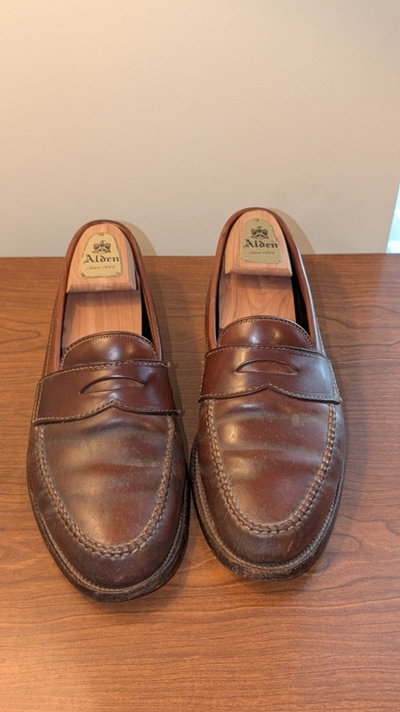 Alden 99841Y Whiskey Shell Cordovan LHS / Penny Loafer | Alden
