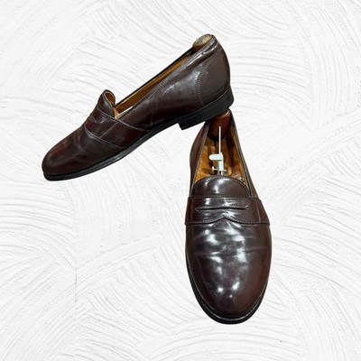 Alden 0329 Color 8 Shell Cordovan Full Strap Loafer