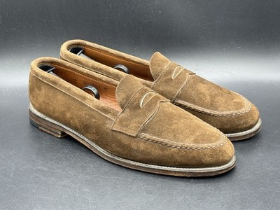 Alden 6245F Dark Brown Suede LHS / Penny Loafer
