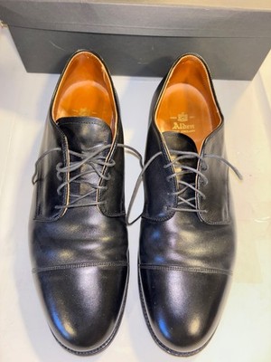 Alden 9571F Black Calfskin Straight Tip Blucher