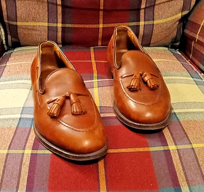 Alden 3696F Cognac Calfskin Tassel Loafer