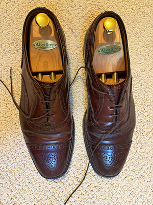 Alden 5160 Color 8 Shell Cordovan Medallion Tip Bal