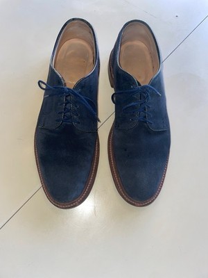 Alden 29331F Navy Suede Plain Toe Dover
