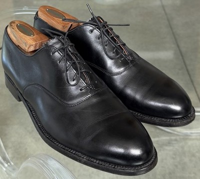 Alden 0932 Black Calfskin Plain Toe Bal