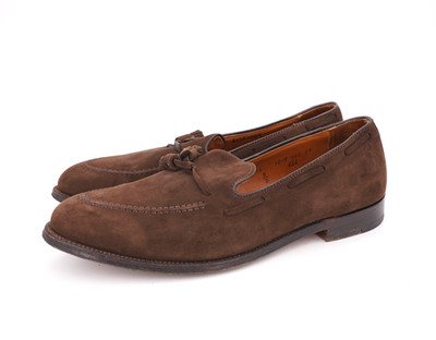 Alden 666 Mocha Kid Suede Tassel Loafer | Alden Model Project