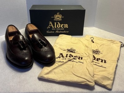 Alden 553 Burgundy Calfskin Tassel Loafer