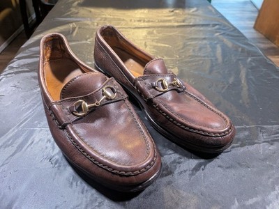 Alden H466 Dark Brown Calfskin Horse Bit Loafer