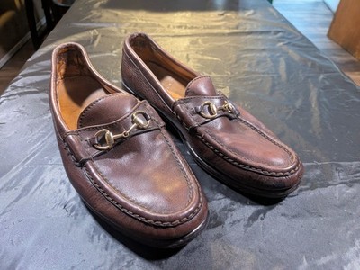 Alden H466 Dark Brown Calfskin Horse Bit Loafer