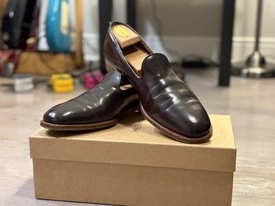 Alden D2115 Black Shell Cordovan Slip-On Loafer